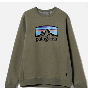 Patagonia - Men's Fitz Roy Horizons Uprisal Crew Sweatshirt - Sleet Green